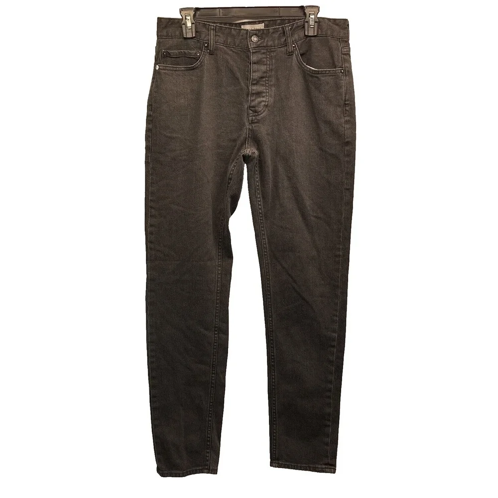 Five Four Los Angeles‎ Men's Size 33x31 Will Slim Black Button Fly Jeans